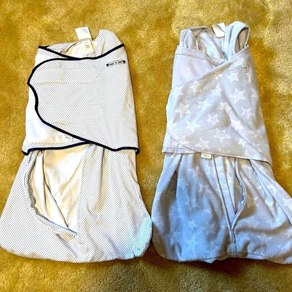 Halo swaddles
